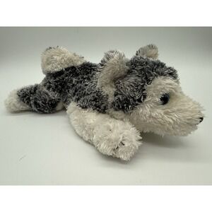 FAO Schwarz Plush Siberian Husky 12" Dog Blue Eyes